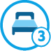 Le chalet contient 3 Lits simples